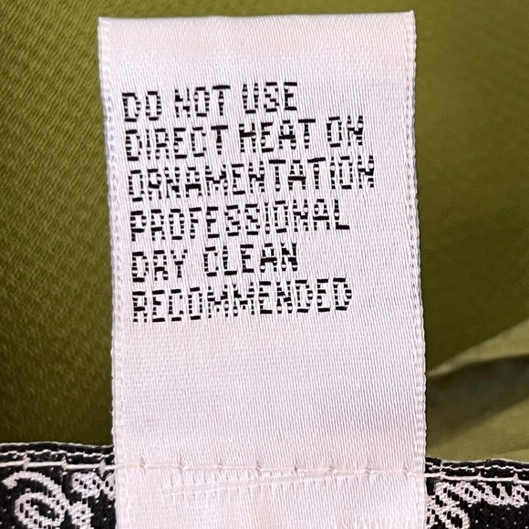 Vintage Tally Taylor Womens Jacket 18W Green Open Front Kaftan Sleeve Satin Trim - Picture 7 of 7